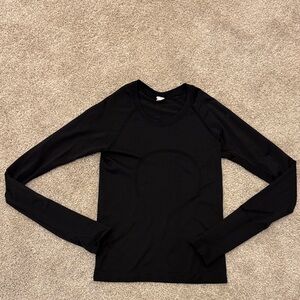 Lululemon swiftly black long sleeve size 2